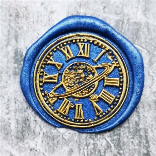 Wax seals Hourglass of time Wax Seal Stamp Retro Antique Sealing Wax Scrapbooking Stamps HEAD Wedding Decorative Invitation