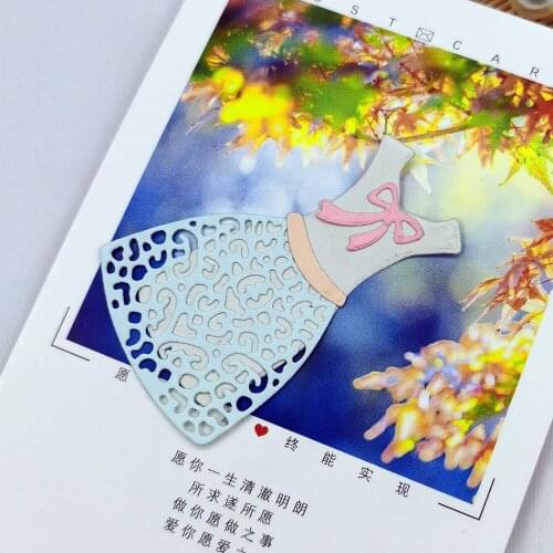 Lady Dress New Cutting Dies For DIY Scrapbooking Album Cardmaking Decorative Embossing Making Greeting Card Paper Craft Stencil