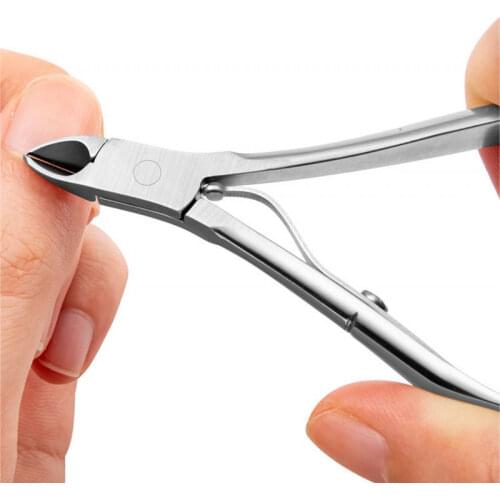 1pcs Nail Art Cuticle Scissor Clipper Stainless Steel Dead Skin Remove Nipper Pedicure Manicure Tools Nail Art Cuticle Pusher