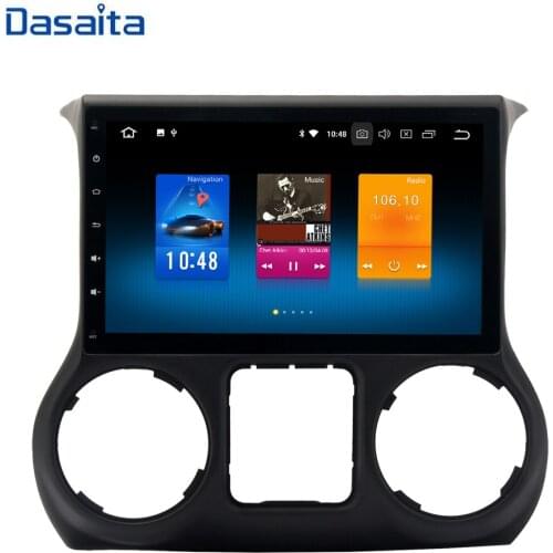 10.2" Android 10 Car Multimedia for Jeep Wrangler 2011 2012 2013 2014 2015 2016 Autoradio Stereo Octa Core 4GB RAM GPS Navi