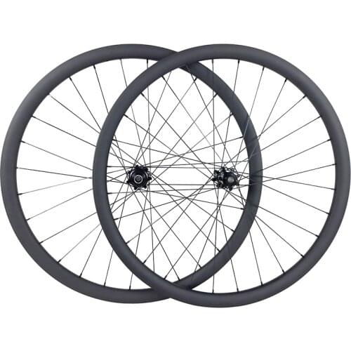 29er MTB XC 30mm x 30mm hookless Powerway M39 black boost straight pull hubs carbon wheelset UD 3K 12K matte 28H mountain wheels