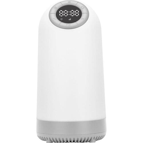 Bluetooth Speaker Night Lights Alarm Clock Press Control Bedside Lamp RGB Multicolor Changing LED Table Lamp for Bedroom