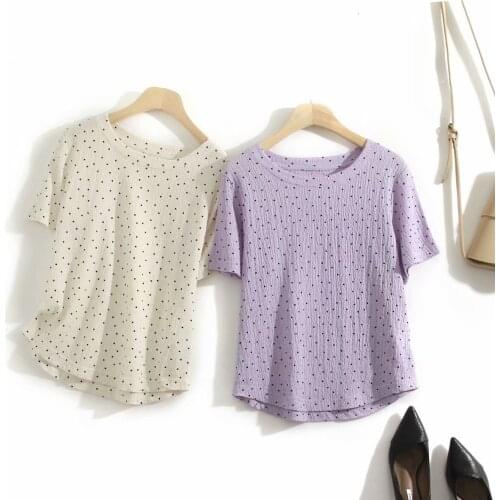 Bobcemygaqa Polka Dot Blouses