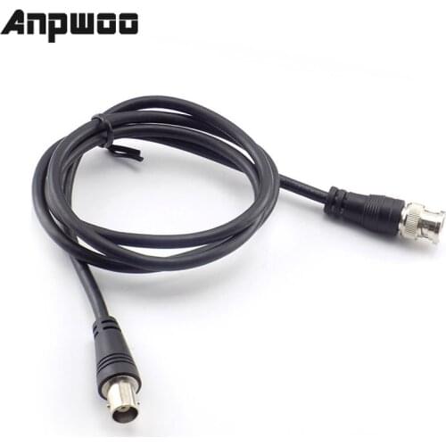 BNC Female To Male Adapter Cable For CCTV Camera BNC Connector Extension Coaxial Line Camera Accessories 1M