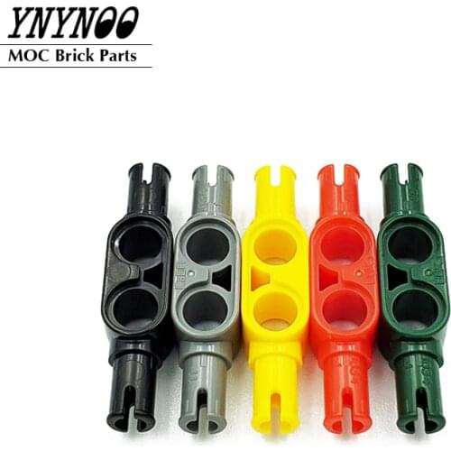 20Pcs/lot High-Tech Beam Special 1x2 Thick Hole Brick with 2 Pins Connectors MOC Building Blocks Bricks Toys fit 43857