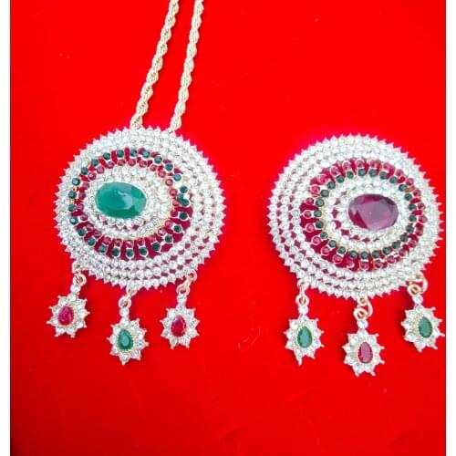 Vintage Moroccan tassel fashion brooch Color gemstone fashion alloy brooch Exquisite faux stone brooch Luxury womens brooch