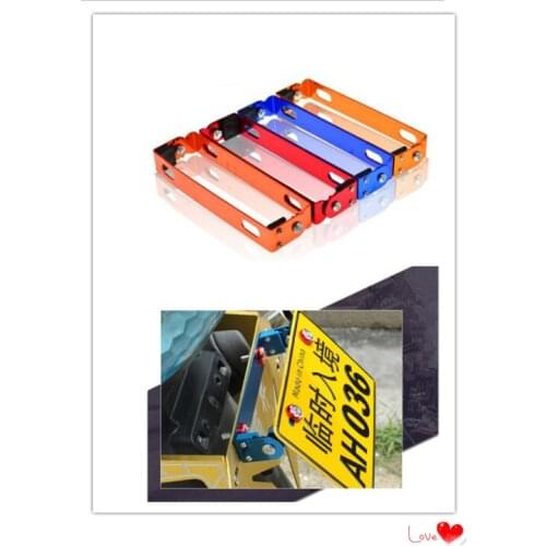 Motorcycle Automobile Adjustable Angle Metal License Plate Holder Bracket for KTM 65SX XC 85SX XC 105SX