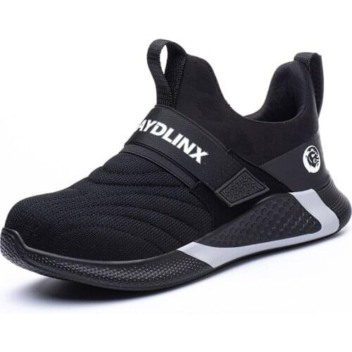 Steel Toe Shoes Safety Shoes For Men Work Safety Boots Summer Breathable Sneakers Fashionable Shoes