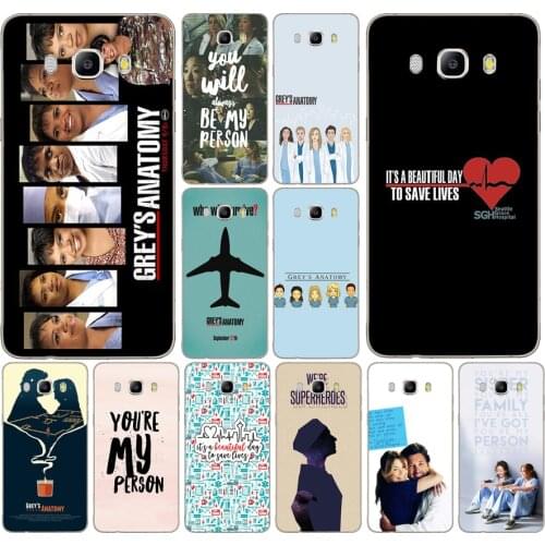 07DD American TV Greys Anatomy Soft Silicone Case Cover for Samsung Galaxy a3 a5 2017 A6 A8 2018 j3 j5 j7 2016 2017