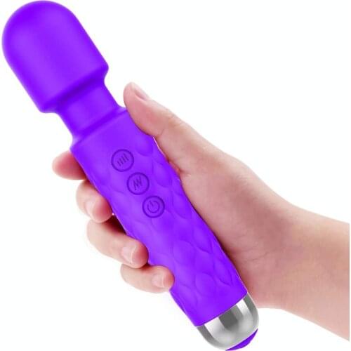 Personal Vibrating Massagers Handheld, Rechargeable Wireless Electric Body Massager Tool Portable Wand Massager
