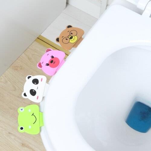 1Pcs Portable Toilet Seat Lifters convenient to Toilet lid device is mention Toilet potty ring handle home Bathroom products set