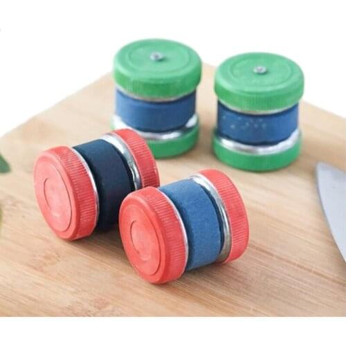 1 pcs Mini Knife Sharpener Round Grinding Wheels Sharpening Stone Household Kitchen Accessories Tool