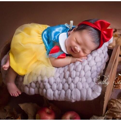 Newborn Photography Props Baby Girl Dress Baby Photo Dress Infant Shoot Accessories Princess Set New Type Baby Clothes
