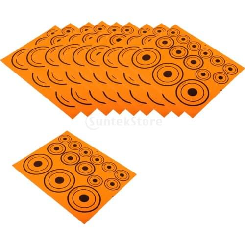10 Sheet Paper Targets Self adhesive Target Stickers for Shooting Hunting Archery Practice, 1.5", 2", 3"
