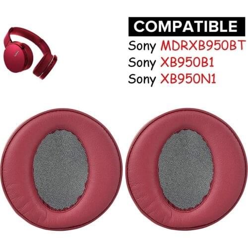 Earpads Replacement Ear Pads Cushions Muffs For Sony MDR XB950BT XB950N1 XB950B1 XB950AP XB950/H Wireless Bluetooth Headphones