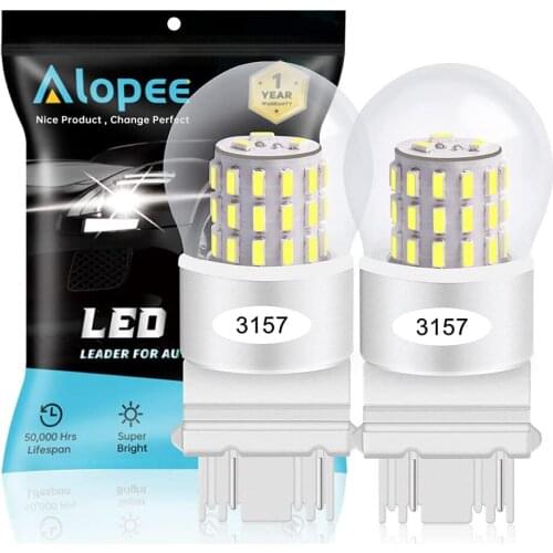2-Pack 3156 3157 3056 3057 AK-3014 39 SMD Super Bright White LED Light Bulbs 12V DC Car Tail BackUp Bulb Brake Turn Signal Light