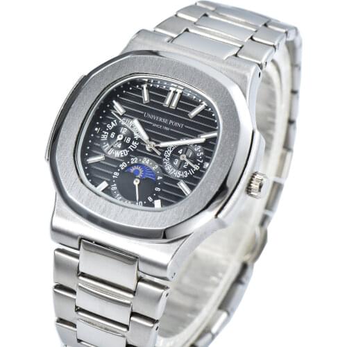 Universe Point Mens Stainless Steel Watch