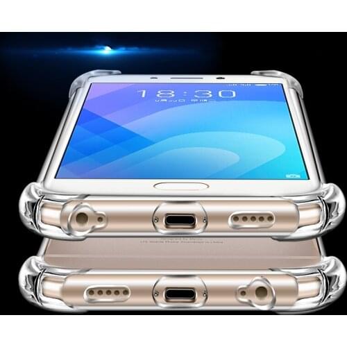 WIERSS Anti-knock Transparent TPU Case for Meizu M5 Note 16GB 32GB 5.5" Soft Silicon phone Back cover Case fundas