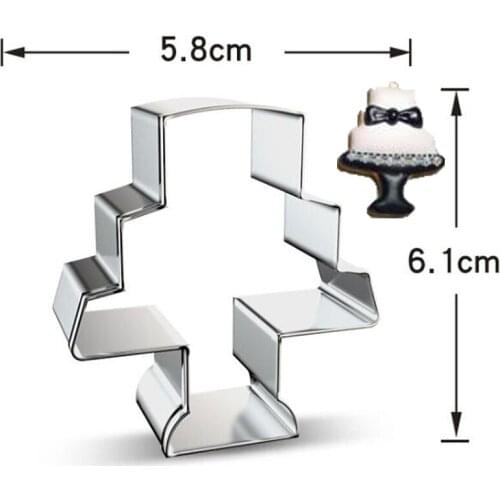 1pcs reposteria patisserie Wedding Birthday Cake Stainless Steel Cookie Cutter Biscuit Mold Cupcake Decorating Tools Pastry Shop