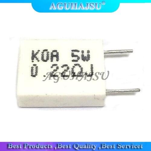 10pcs BPR56 5W 0.1 0.15 0.22 0.25 0.33 0.5 ohm Non-inductive Ceramic Cement Resistor 0.1R 0.15R 0.22R 0.25R 0.33R 0.5R