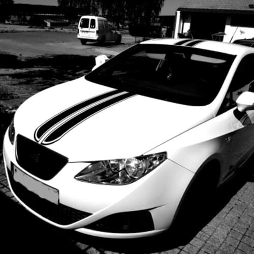 130cm x 11cm car sticker car and motorcycle cover stripe decoration for Volkswagen Skoda Octavia Fabia Rapid Superb Yeti Roomste