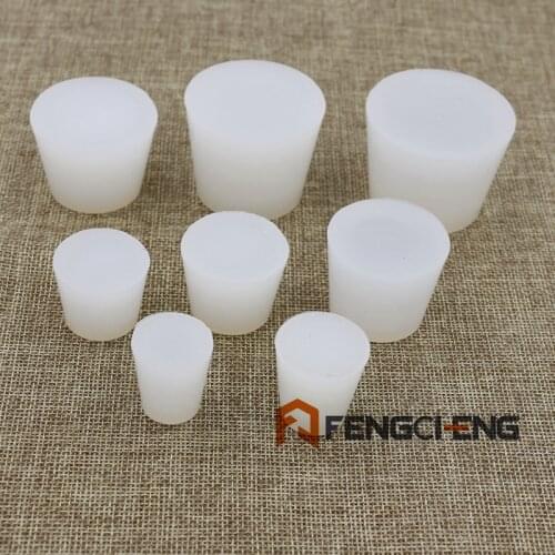 2pcs 3# -10# Silicone Stopper Homrebrew and Wine Food Grade Silicone Rubber Stopper Free Shipping