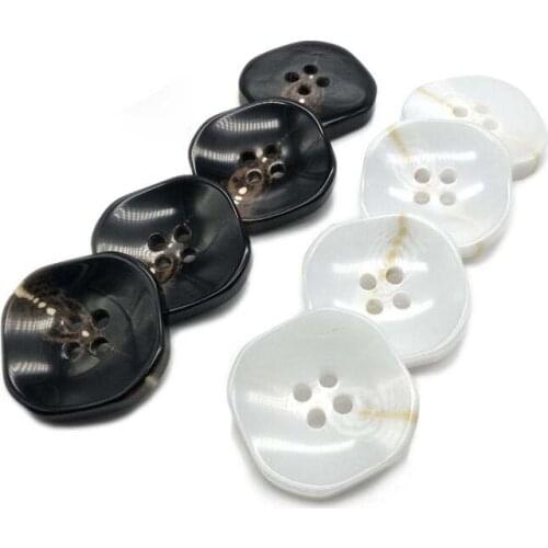 50pcs 18mm&25mm&30mm man Resin coat buttons accessories DIY manual square Suit dress coat buttons