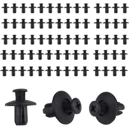 500 pcs/lot 8mm hole Door Rivet Push Clip Black Cars Lined Cover Barbs Christmas Tree Rivet Fasteners Auto Bumper Fasteners Clip