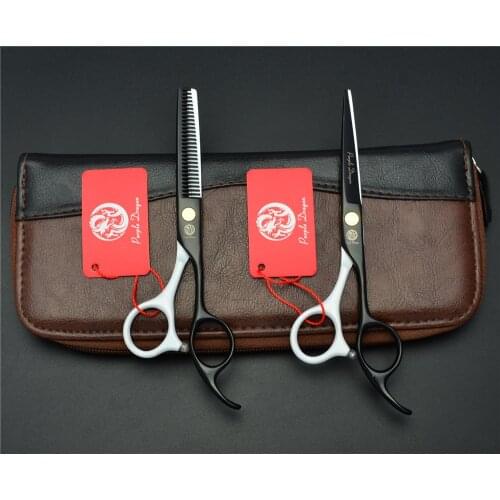 6 inch Professional Hair Scissors Hairdressing scissors set Straight Thinning Barber scissors Hair Cutting Shears