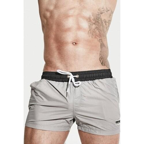 A505 7 colors summer beach shorts men swimwear quick dry swim trunk shorts men swimsuit sunga sports fitness leisure shorts