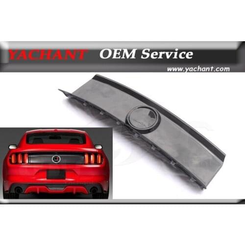 Car-Styling Auto Accessories Carbon Fiber Rear Trunk Panel Fit For 2015-2016 Mustang OEM Style Trunk Boot Lid Panel