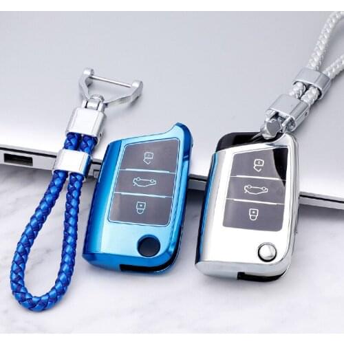 Car Kay Case Fit for VW Golf 7 Tiguan L Jialu Lingdu Tan Yue Ang Tuyue car key shell