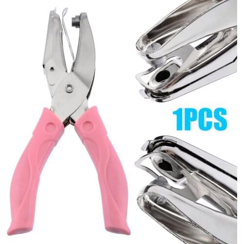 Leather Belt Hole Punch Plier Eyelet Puncher Sewing Machine Setter Tool Strap Household Rivet Snap with Soft Grip