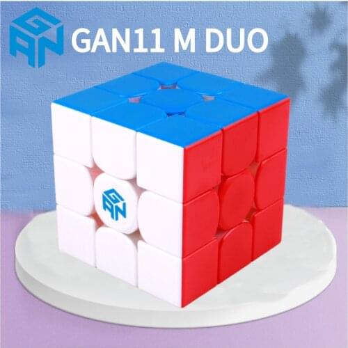 GAN 11 M DUO Magnetic Magic Speed Cube Stickerless GAN11M Duo Magnets Puzzle Cubes GAN11 M Duo Educational Toys For Children