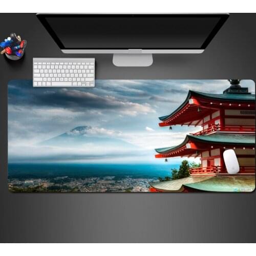 Cool Bell Tower Landscape Mouse Pad Laptop Game Pad High Quality Natural Rubber Office Computer Mouse Pad Mouse Keyboard Pads