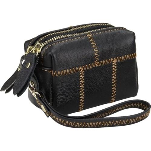 Genuine Leather Small Bag Women Wallets Ladies Hand Bags Mini Coin Wallet Short Purse Woman Credit Card Holder Girls Purses Sac