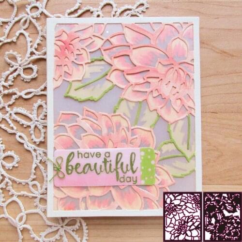 Craft metal cutting dies cut die mold 3D flower card frame Scrapbook paper craft knife mould blade punch stencils die