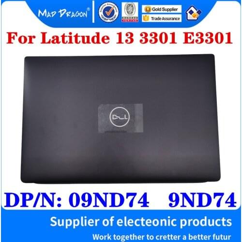 New LCD Rear Cover LCD Top Shell Screen Lid Cover A shell For Dell Latitude 13 3301 E3301 Laptops 09ND74 9ND74 460.0H604.0002