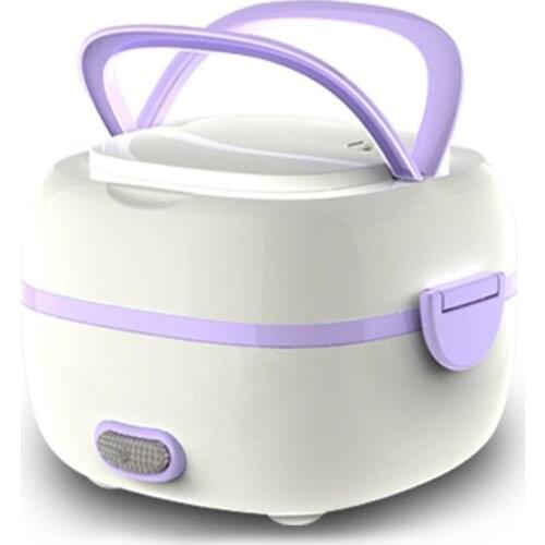 2018 New Multifunctional Electric Lunch Box Mini Rice Cooker Portable Food Heating Steamer Heat Preservation Lunch Box EU Plug