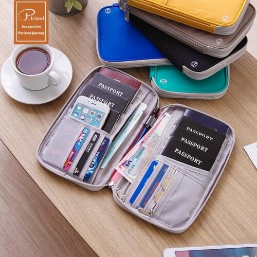 P.travel Large-capacity passport wallet RFID passport cover travel accessories anime passport cover Mens &Women wallet