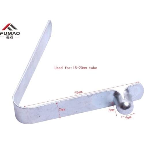 Zinc plating 5mm/6mm/8mm/9mm Button Clips Kayak Paddle Snap Spring Clip Tent Pole Clips with free shipping