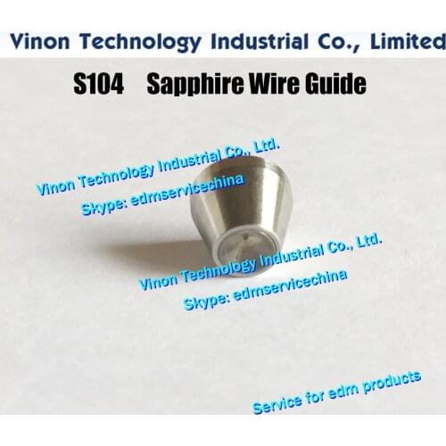 Ø0.31mm edm Wire Guide (Sapphire) S104 3080225, Upper Dies B (Sapphire) 0205409 for AQ,A,EPOC edm machine EDM Sapphire Guide