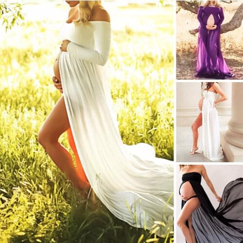 Couple Maternity Women Dress Maxi Dress Lace Dresses Photography Props Maxi Maternity Gown Clothes Summer Sleeveless Plus Size