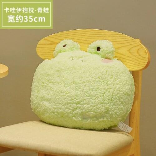 27cm Frog Plush Pillow Cartoon Frog Plush Toy Cute Animal Frog Bear Pig Rabbit Tiger Stuffed Pillow Birthday Gift For Kids Adult