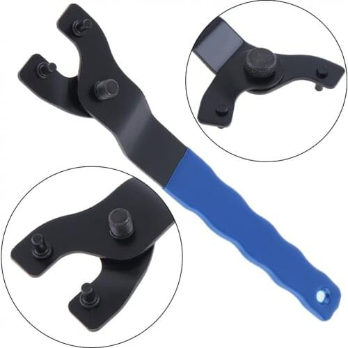 7.5 Inch Adjustable Angle Grinder Wrench Carbide Alloy Wrenches with Handle Plastic Shell for Conversion Angle Grinding Tool