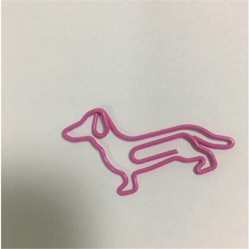 Dog Dachshund paper clips pet shaped Paper Clips Great for Paper Clip Collectors or Dog and Pet Lovers ( 50Count)