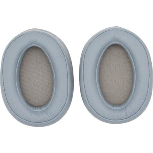 Replace Foam Ear Pads Cushions for Sony MDR-100ABN Wh-H900N Headphones Protein Leather Earpads