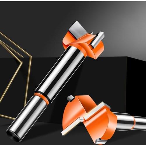 Woodworking Hole Opener Double-edged Hinge Drill Bit Round Door Lock Wooden Door Wood Punch Hand Electric Drill Hole Opener
