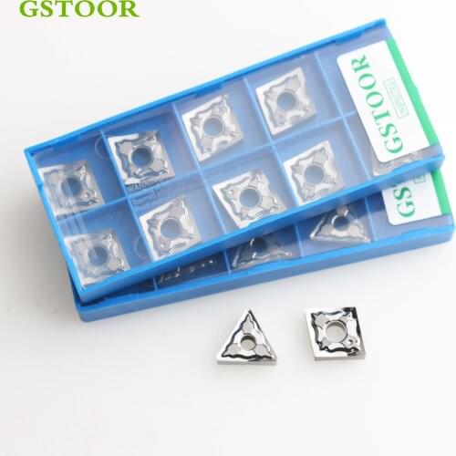 10PCS CNMG120402 HA H01G CNMG120404 CNMG 120408 aluminum alloy inserts CNC carbide insert lathe machining tool
