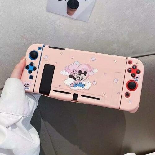 Disney Minnie Mickey Protective Case for Nintendo Switch Cute Soft TPU Case Case for Nintendo Switch Game Accessories Gift